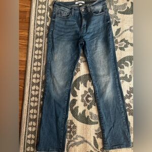 Zenana Outfitters Women's Blue Straight Leg Jeans